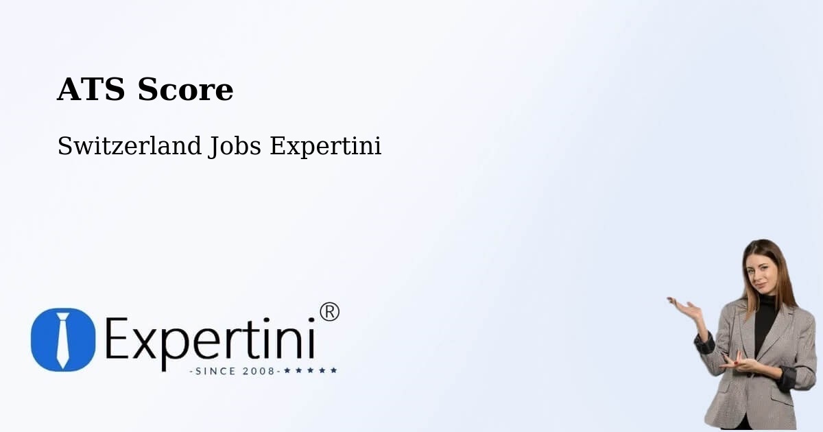 Resume ATS Score & Job Description Match Tool – Lenzerheide - Switzerland Jobs Expertini