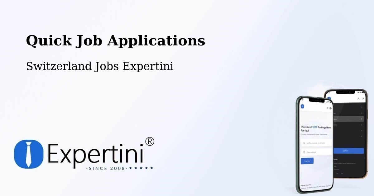 Quick Apply Feature – Lenzerheide - Switzerland Jobs Expertini